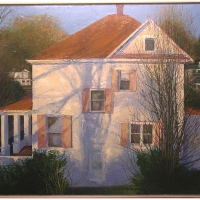 March Shadows Elkins oil on canvas 2003