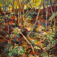 Franklin-County-Lanscape 12x12 acrylic on cradeled hard board 2011