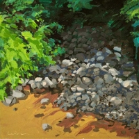 Endicott-Franklin County 12x12 acrylic on cradeled hard board 2011