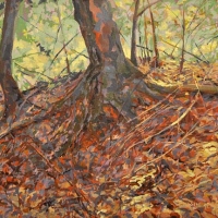 Appalachian Fall Franklin County Acrylic on canvas 36x48 2011